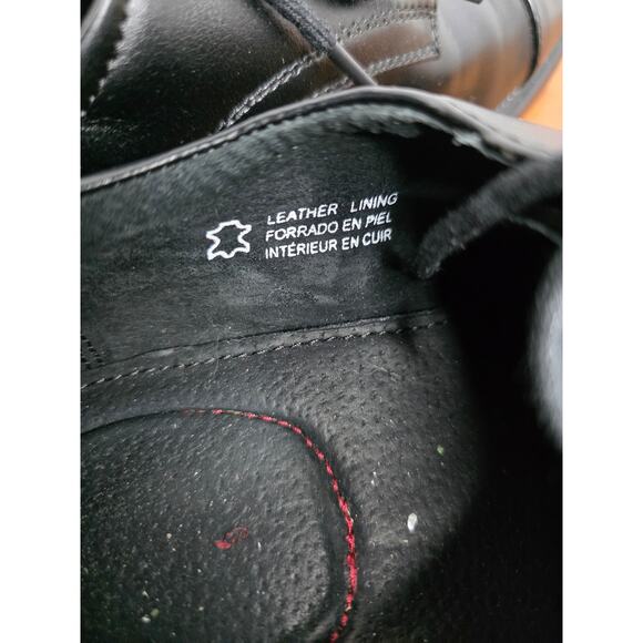 Mens Leather Lace Up Dress Shoes Size 9,5 - Picture 6 of 8